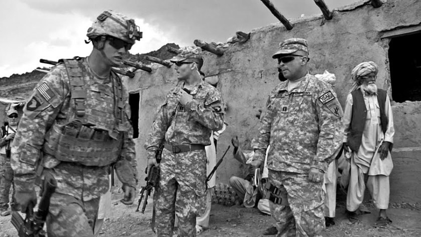 American soldiers in Afghanistan. Picture by Bill Putnam, used by permission.