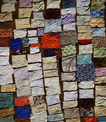 Laundry laid out to dry in Khowst, Afghanistan