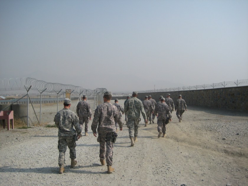 A US Army advisor team, Afghanistan, 2008.