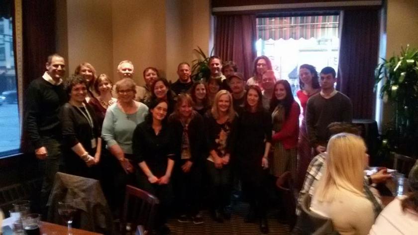 Name all the war writers and scene supporters in this picture and win a free prize!